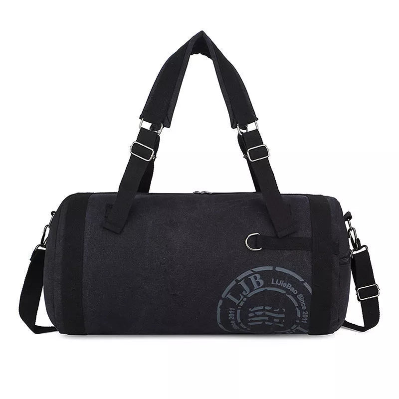 Canvas large-capacity travel shoulder bag in various colours