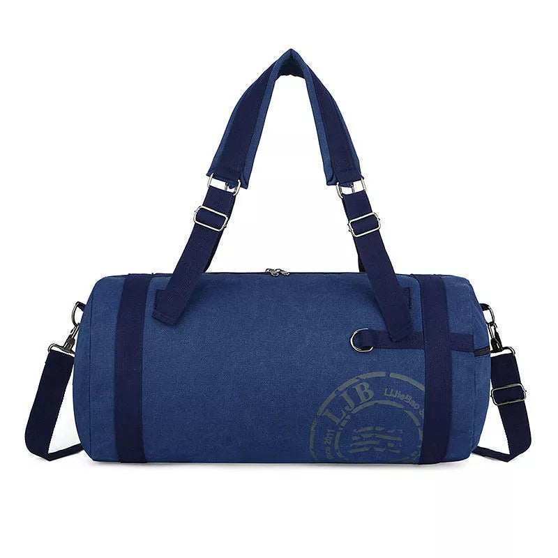 Canvas large-capacity travel shoulder bag in various colours