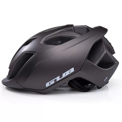 GUB SV10 Mountain Bike Helmet with USB rechargeable tail light in Matte Black