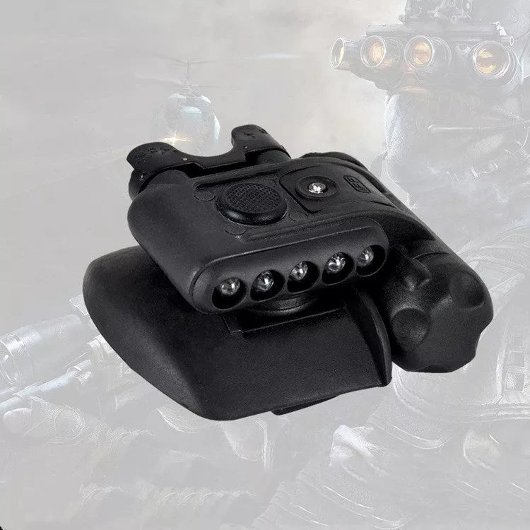 Element second generation tactical helmet lamp in black and sand colours with multiple LED options