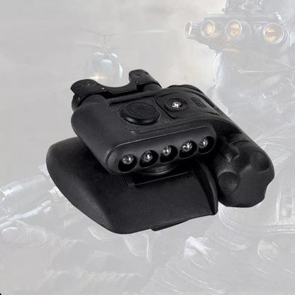 Element second generation tactical helmet lamp in black and sand colours with multiple LED options