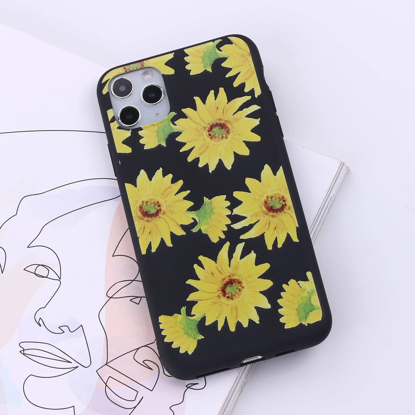 A selection of colourful TPU back cover cases for various Apple iPhone models.