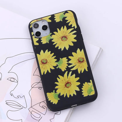A selection of colourful TPU back cover cases for various Apple iPhone models.