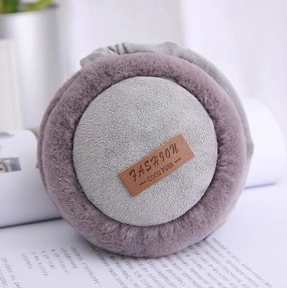 Bluetooth Earmuffs Headphones in various colors with plush lining for winter warmth