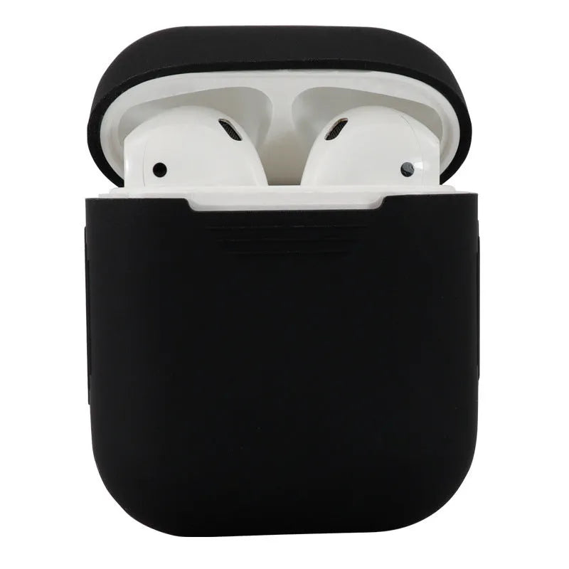 Silicone protective cover for AirPods 2 wireless earbud case in various colours