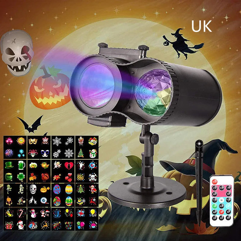 Outdoor waterproof double tube animated watermark LED light with IP65 rating for garden use.