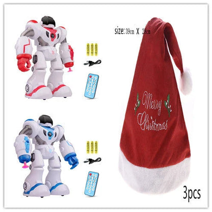 Remote control dancing robot toy with gesture controls, autonomous navigation, and customizable dance routines