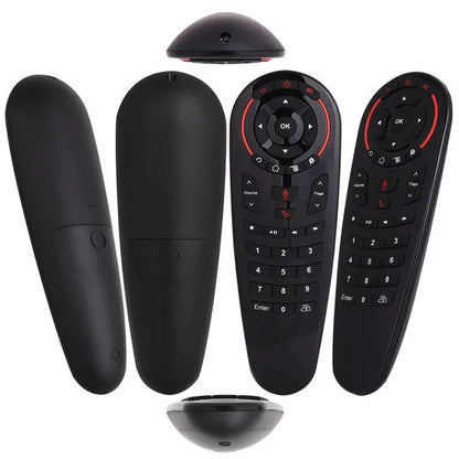 G30 AIR MOUSE wireless keyboard remote control with nano receiver on a dark surface.