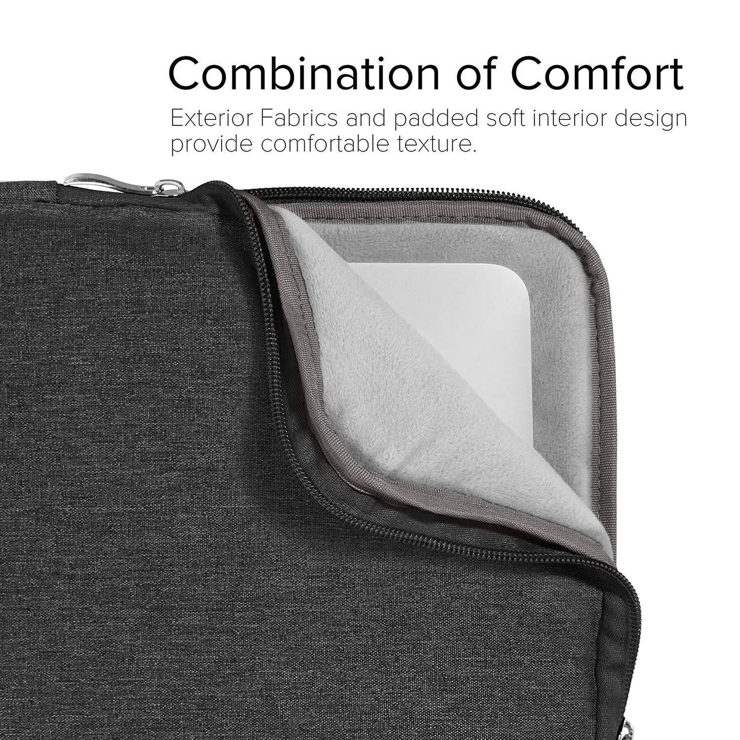 Leather tablet case for 12.9-inch devices with thickened anti-fall protection in waterproof canvas material