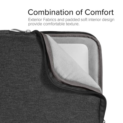 Leather tablet case for 12.9-inch devices with thickened anti-fall protection in waterproof canvas material