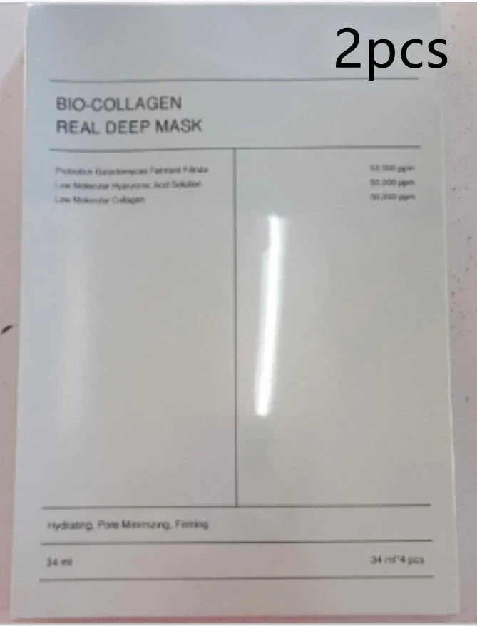 Rejuvenating collagen face mask for hydrating, firming, and brightening skin