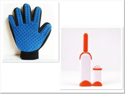 Versatile pet grooming brush and comb set with various color options, designed for efficient removal of loose hair and debris, maintaining a healthy coat for your furry friend.