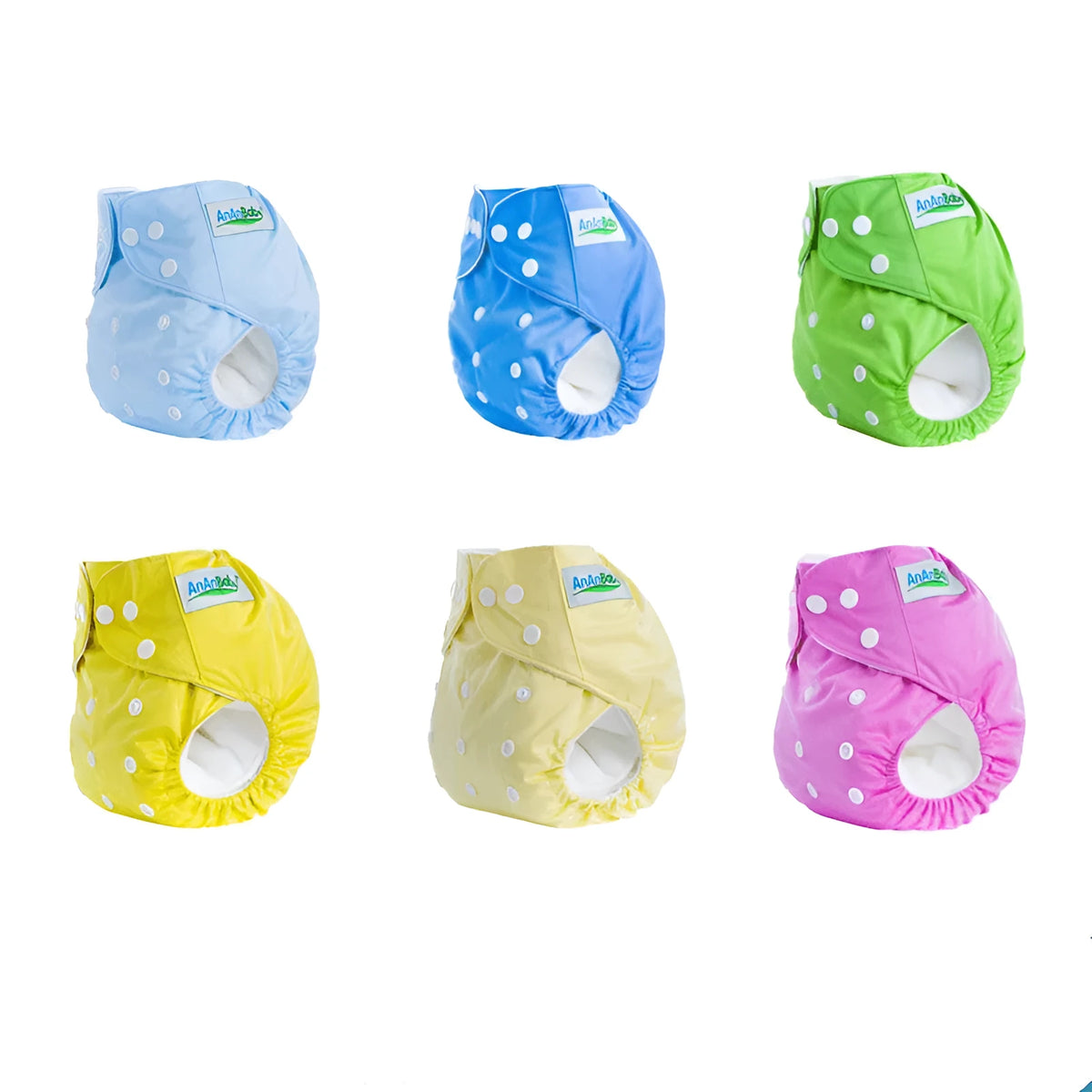 Solid colour leak-proof baby diaper pants with brushed cloth and bamboo charcoal lining, 36.5 x 32.5 cm