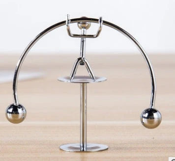 Elegant Balance Iron Man Tumbler with Captivating Swinging Motion and Stainless Steel Construction