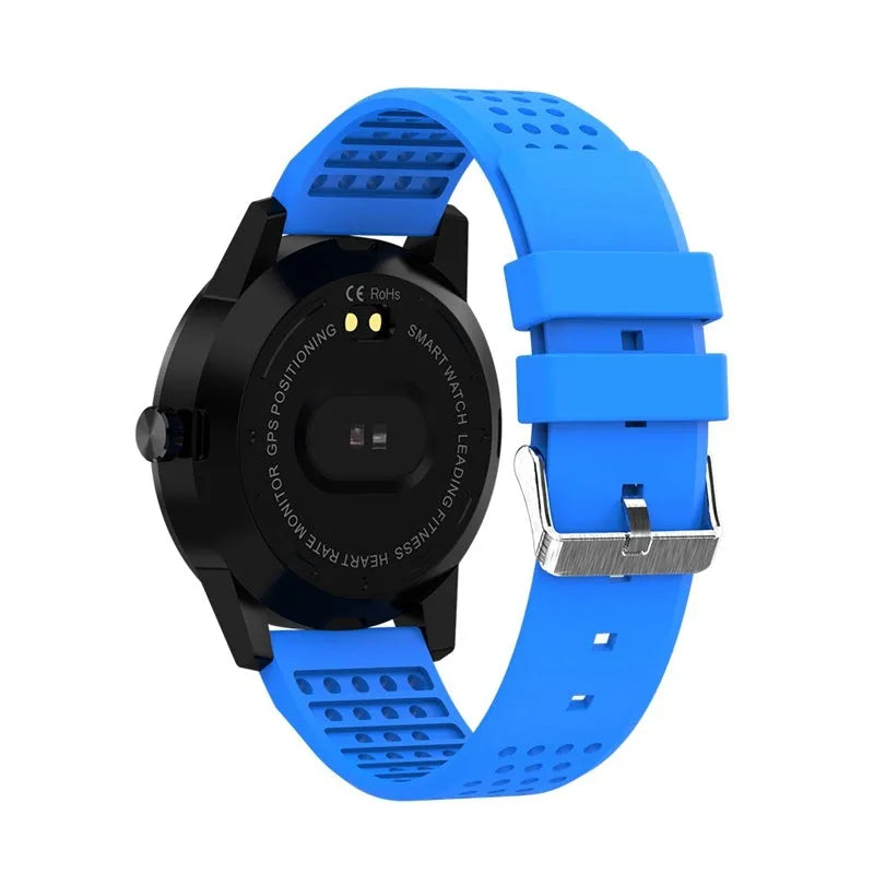 T2 smart bracelet with colour screen displaying heart rate and activity data