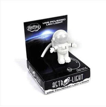 Astronaut USB Desk Lamp with adjustable gooseneck arm and built-in switch control