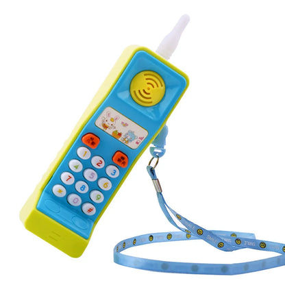 Children's electric sound and light toy with cartoon animal design for 3-year-old sensory development