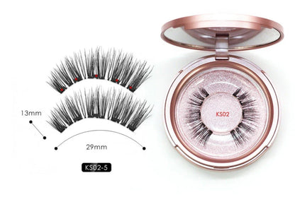 Magnetic Lash and Eyeliner Set with Premium Faux Mink Lashes, Magnetic Eyeliner, and Applicator Tools