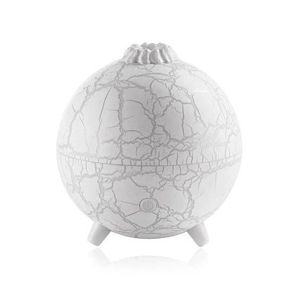 Creative Planet Colourful Atmosphere Lamp USB Humidifier in black and white crack finishes