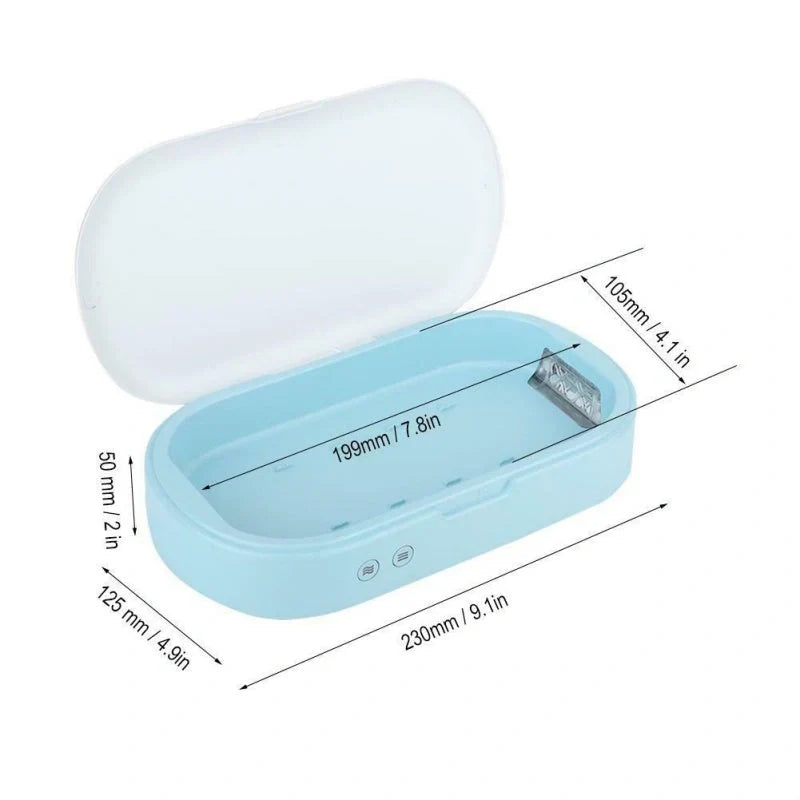 Double UV Phone Sterilizer Box with Aromatherapy Function for personal item disinfection