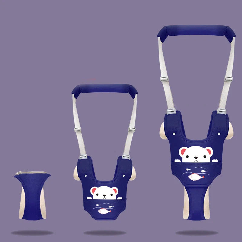 Breathable baby walker harness for toddlers in various colours and designs