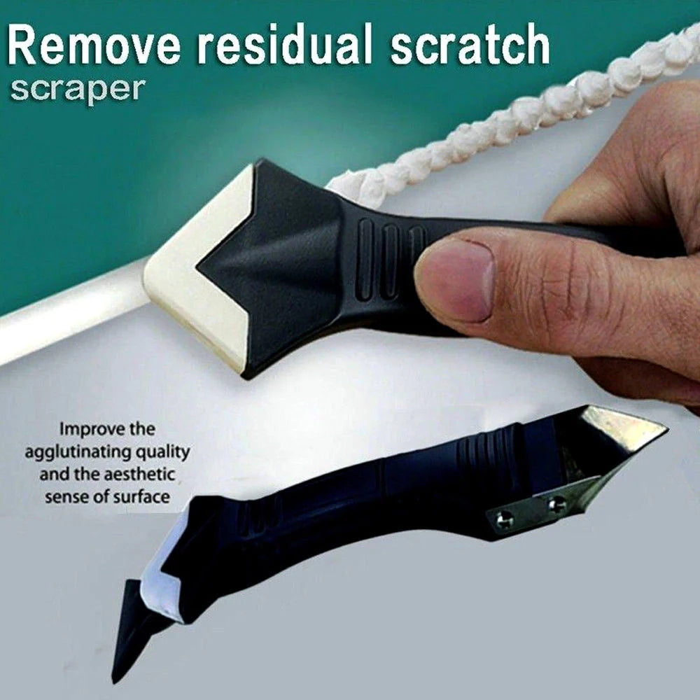 3 in 1 Silicone Removal and Caulking Tool Kit with 8 pieces for versatile sealing projects