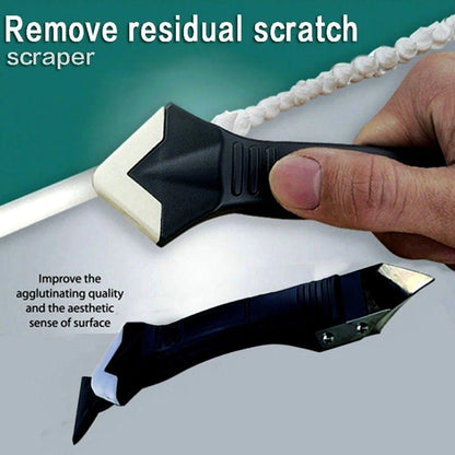 3 in 1 Silicone Removal and Caulking Tool Kit with 8 pieces for versatile sealing projects