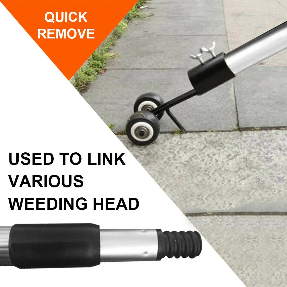 PartneKFZSD01UK Gardening Tool Kit with telescopic rod, metal prongs, and versatile accessories for effortless weed removal