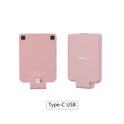 MP282P back clip battery in five colour options showing 90mm x 61mm dimensions