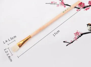 Wool brush painting pen with soft head for watercolour and oil painting with ceramic tracing