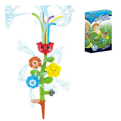 Playful backyard water sprinkler with adorable cactus design, perfect for summer fun and outdoor entertainment