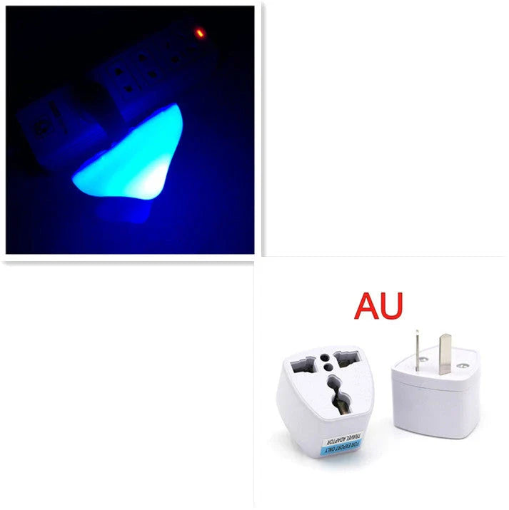 Dimmable mushroom-shaped LED night light with sensor - provides warm white glow for bedroom, nursery, and home decor