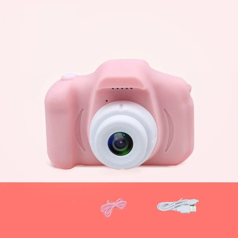 Adorable Cartoon Kids Digital Camera with Vibrant HD Display, Silicone Body, and Creative Filters