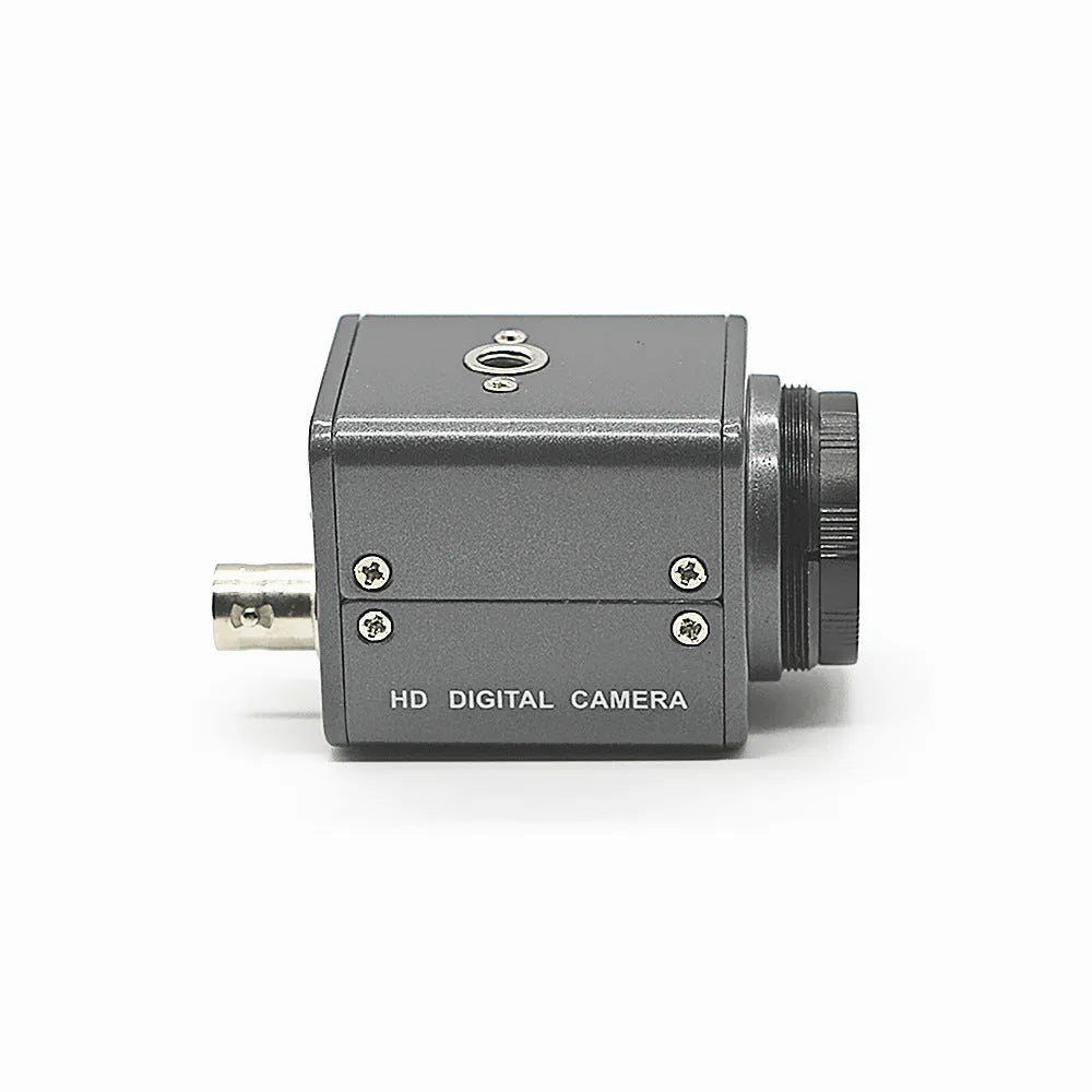 HC-109 black metal industrial gun camera for microscope inspection with high resolution imaging