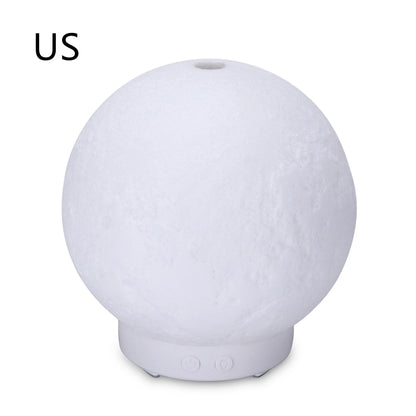 Calming Moon Light Ultrasonic Humidifier and Aroma Diffuser with Soothing Mist and Ambient Lighting