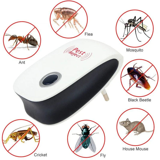 Ultrasonic Pest Repeller - Effectively Repels Mosquitoes, Insects, and Mice from Your Home