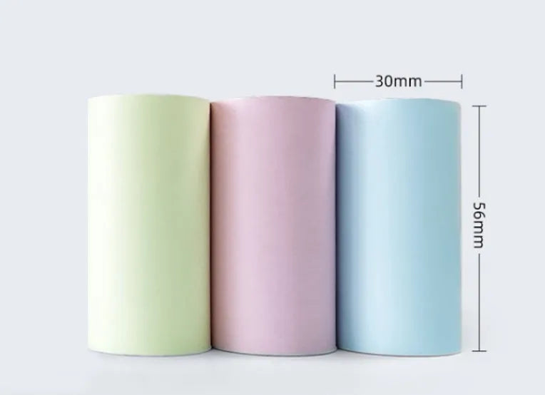 Student pocket wrong questions thermosensitive printing paper rolls in 57x30mm size