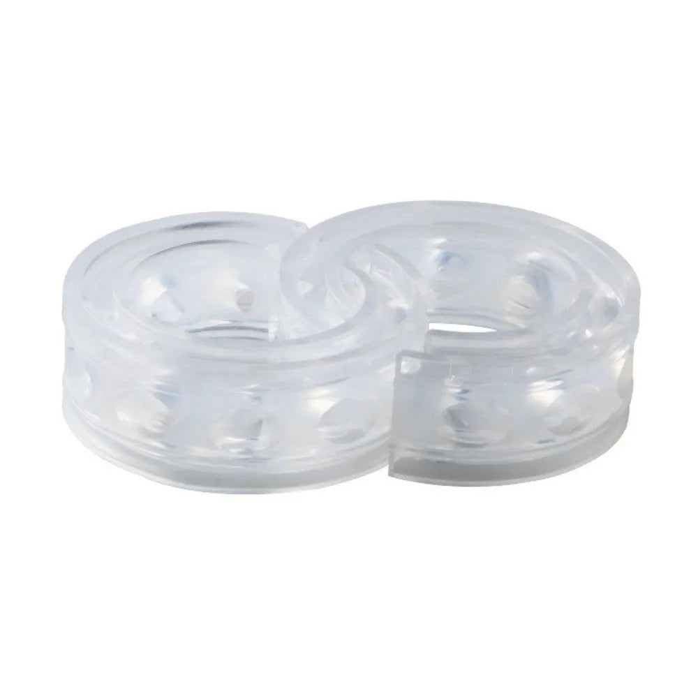 Transparent rubber spring shock absorbers for car modification in six different sizes
