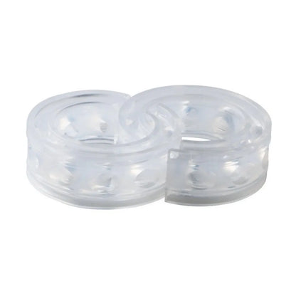 Transparent rubber spring shock absorbers for car modification in six different sizes