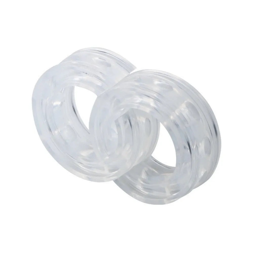 Transparent rubber spring shock absorbers for car modification in six different sizes