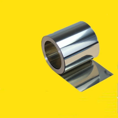 304 stainless steel strip with leather in roll form showing thickness and width options for automotive repair applications