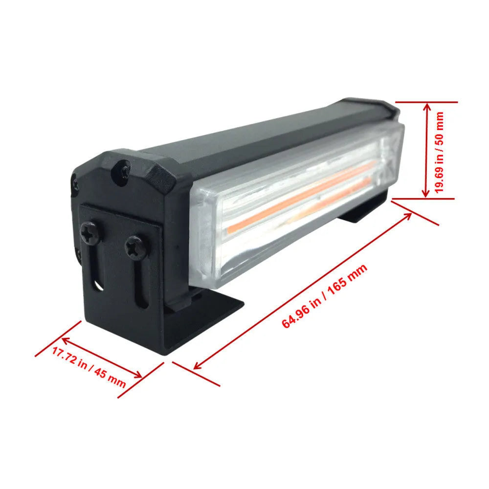 Yellow 208 Model 160mm net strobe warning light with COB LED for vehicle towing