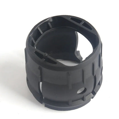 Black plastic gear lever cover for Vauxhall Opel Saifeili manual car, shown next to ruler showing 3cm length.