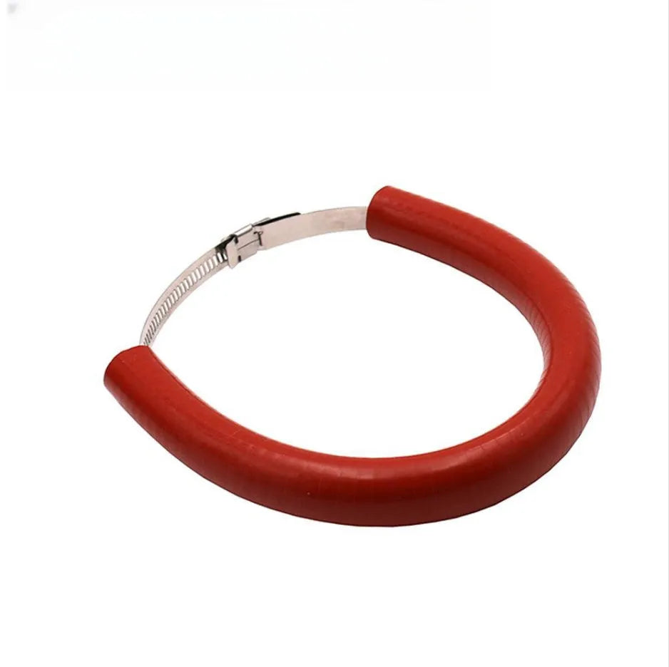 Universal motorcycle exhaust pipe anti-drop wring gasket in black, blue and orange colour options