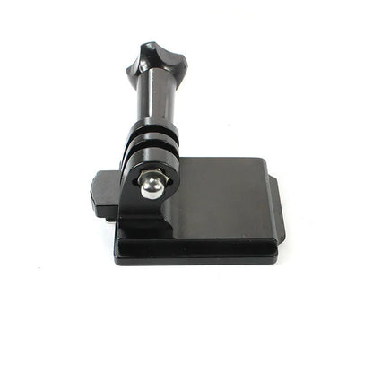 Black helmet holder extension rod with quick release bracket for GoPro Hero 3 and 4 cameras