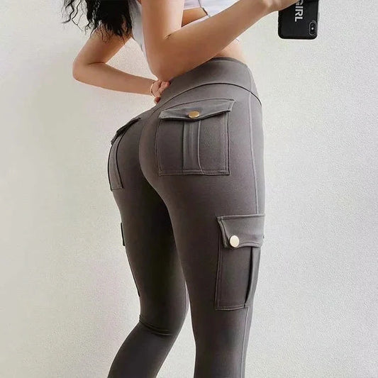 Slim fit high-elastic cotton gym pants in various colours