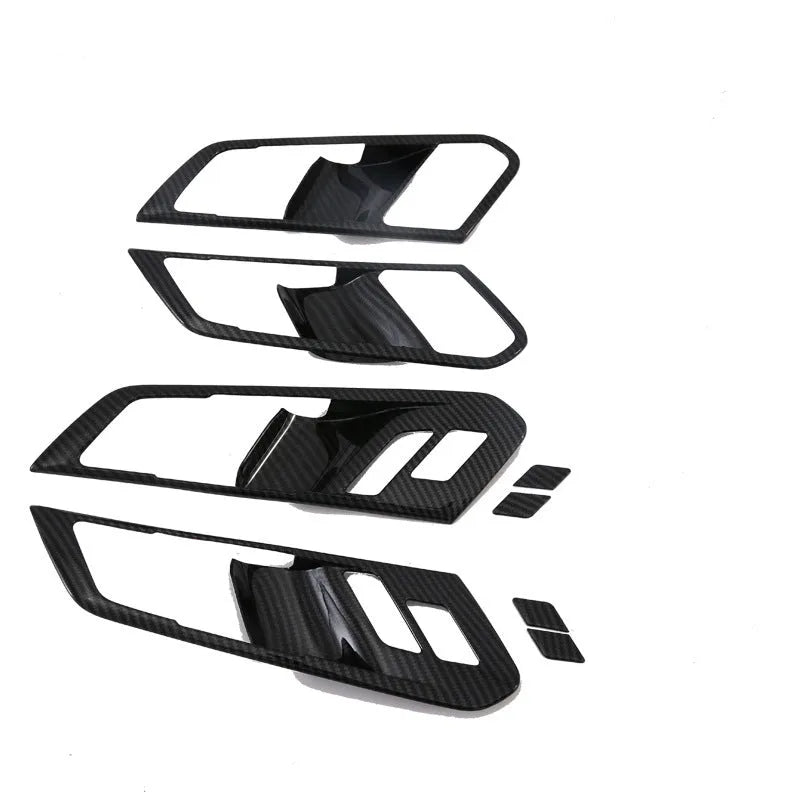 Black ABS centre console air vent trim panel for 2019 BMW X5 dashboard
