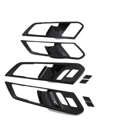 Black ABS centre console air vent trim panel for 2019 BMW X5 dashboard