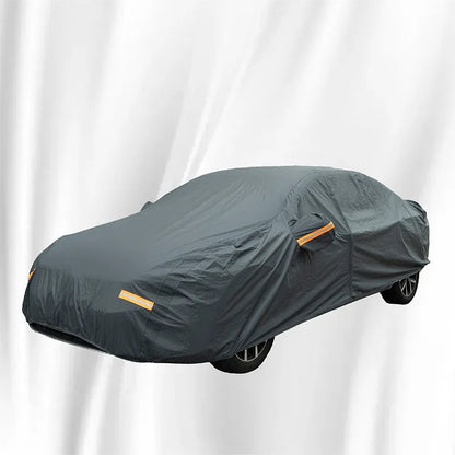 Grey PVC chemical fibre car cover for Volkswagen vehicles with rainproof and sun protection properties