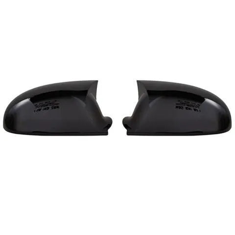 Pair of Horn Bright Black plastic outer reflector shells for Volkswagen Sagitar 2006-2011.